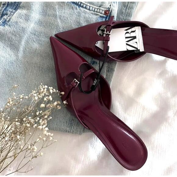 ZARA Pointed Toe Slip-Ons NWT - Picture 6 of 16